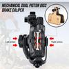 TOBWOLF 1 Pair Mechanical Disc Brake Kit, MTB Front & Rear Disc Brake Caliper with 160mm Rotor, Dual Piston Mechanical Brake Set, Bicycle Accessories for Mountain Bike, Road Bike, BMX - Black view 4