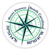 Mount Pleasant South Carolina 2-Inch Vinyl Decal Sticker Latitude Longitude Compass Design view 1