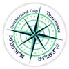 Cumberland Gap Tennessee 2-Inch Vinyl Decal Sticker Latitude Longitude Compass Design view 1