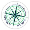 Lake Norman of Catawba North Carolina 2-Inch Vinyl Decal Sticker Latitude Longitude Compass Design view 1