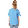 Icibgds Kids Baseball Jersey Button Boys T-Shirt Trendy Hip Hop Girls Black and White Short Sleeve Tshirt (Light Blue, 10 Years) view 2