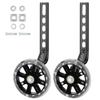 FORTOP Bike Training Wheels, Pair of Heavy Duty Rear with Stabilizers Mounted Kit for Kids Boy Girls Bikes of Single Speed Bicycle with 12 14 16 18 20 Inch (Black, 12IN-20IN) view 1