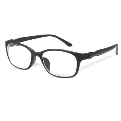 LJIMI Nearsighted Distance Glasses For Men and Women Retro Myopia Glasses TR90 Lightweight Shortsighted Eyeglasses Black Full Frame Eyewear Blue Light Filter Spectacles THESE ARE NOT READING GLASSES