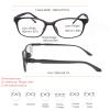 LJIMI Nearsighted Distance Glasses For Men and Women Retro Myopia Glasses TR90 Lightweight Shortsighted Eyeglasses Black Full Frame Eyewear Blue Light Filter Spectacles THESE ARE NOT READING GLASSES view 2