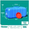 YXCUIDP Blue 100L Large Capacity Water Tank Cold Water Camping Water Storage Carrier Jug Multifunctional Water Tank Camping & Hiking Water Storage Water Container view 2