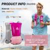 Azarxis Hydration Running Vest Backpack Pack 5L for Women and Men Jogging Trail Race Marathon Cycling Hiking (Rose Red Backpack Only) view 2