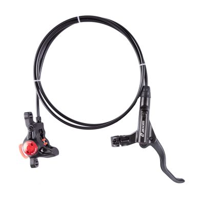 BUCKLOS Zoom MTB Hydraulic Disc Brakes Set, Left Front 800mm Right Rear 1450mm Mountain Bike Hydraulic Brake Aluminum Alloy Levers with Dual Piston Calipers PM/is Adapter