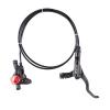 BUCKLOS Zoom MTB Hydraulic Disc Brakes Set, Left Front 800mm Right Rear 1450mm Mountain Bike Hydraulic Brake Aluminum Alloy Levers with Dual Piston Calipers PM/is Adapter view 1