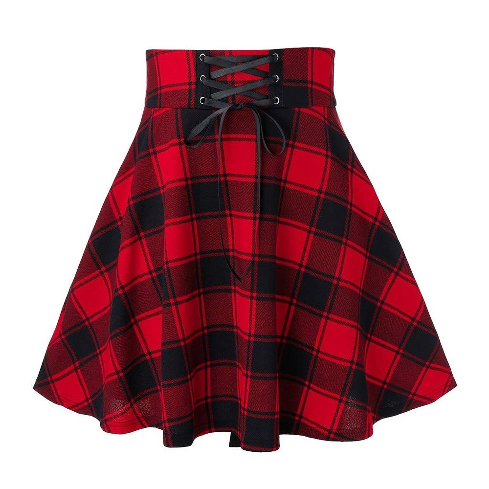NaRHbrg Women Gothic PunkMini Skater Skirt, Womens Witchcraft Moon Magic Spell Symbols Pleated Mini Skirt Tennis School Skirt