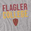 Flagler College Official Stacked Unisex Adult T Shirt,Athletic Heather, 5X-Large view 2
