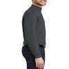 JustBlanks Mens Lightweight Long Sleeves Interlock Knit Mock Turtleneck Pullover Steel Grey view 3