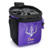 SUNYA Archery Bow Release Pouch | Finger Tab Bag, Multiple Pockets for Archery Aids Accessories, Fit for Arrow Quiver Belt with Quick Drawstring Closure (Purple) view 1