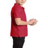 JustBlanks Short Sleeve Boy Polo Button Down Core Classic Pique Performacne Polo Tshirts for Boys Y100 Rich Red view 2