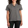 JustBlanks Ladies Short Sleeve Performance Staff Shirt Lw400 Graphite view 1