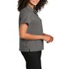 JustBlanks Ladies Short Sleeve Performance Staff Shirt Lw400 Graphite view 3
