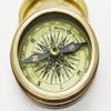 Brass Compass Nautical Robert Frost Poem Pocket Compass Marine Brass Pocket Compass Vintage Collectible Pocket Compass view 1