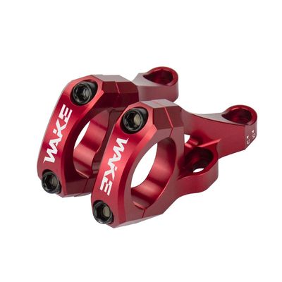 CYSKY Direct Mount Stem 31.8mm Clamp, 2 Pieces Lightweight Split Design for Dual Crown Forks (Red)