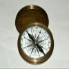 Brass Compass Nautical Robert Frost Poem Pocket Compass Maritime Brass Pocket Compass Vintage Collectible Pocket Compass view 1