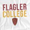 Flagler College Official Stacked Unisex Adult T Shirt,White, 5X-Large view 2