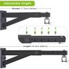 SELEWARE Heavy Bag Wall Mount Heavy Duty Heavy Bag Hanger Punching Bag Bracket for Boxing, Muay Thai and MMA Training Bar Length Adjustable, Come with Heavy Bag Chains view 3