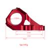 CYSKY Direct Mount Stem 31.8mm Clamp, One- Piece Construction Lightweight Design for Dual Crown Forks (Red) view 3