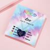 12 Constellation Sign Zodiac Love Heart Shape Pendant Necklace Color Changing Temperature Emotion Sensing Mood for Women Astrology Horoscope BFF Friendship Birthday Jewelry-Leo view 2
