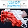 Basketball Net 2 PCS Heavy Duty All Weather Basketball Nets Replacement Backboard Accessories for Standard Rim Hoop Outdoor Indoor (Red/White/Blue) view 2