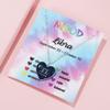 12 Constellation Sign Zodiac Love Heart Shape Pendant Necklace Color Changing Temperature Emotion Sensing Mood for Women Astrology Horoscope BFF Friendship Birthday Jewelry-Libra view 2