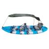 Kayak Sun Shade Canopy - UV Protection Waterproof Oxford Cloth, Tool-Free Installation for 9-11FT Kayaks/Canoes, Includes Protable Bag view 1