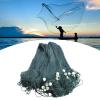 Large Fishing Gill Net 6.5*33FT Hand Made Cast Net - Polyethylene Folding Drag Net for Beach, Freshwater, Fishpond, Fly Fishing - Floating Seine Equipment view 1
