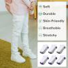 BOOPH 25 Pack Kids Low Cut Ankle Socks Boy Girl Athletic Socks 6-8 Years Multi2 view 2