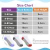 BOOPH 25 Pack Kids Low Cut Ankle Socks Boy Girl Athletic Socks 6-8 Years Multi2 view 3
