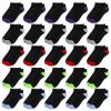 BOOPH 25 Pack Kids Low Cut Ankle Socks Boy Girl Athletic Socks 9-12 Years Multi4 view 1