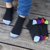 BOOPH 25 Pack Kids Low Cut Ankle Socks Boy Girl Athletic Socks 9-12 Years Multi4 view 2