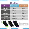 BOOPH 25 Pack Kids Low Cut Ankle Socks Boy Girl Athletic Socks 9-12 Years Multi4 view 3