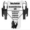 Level 3 Duty Holster for Glock 19 Glock 17 Gen 1 2 3 4 5, Glock 23 22 32 Gen 1 2 3 4, Glock 45 44 19X, Law Enforcement Duty Belt Holster, Adjustable Retention/Cant Gun Holster - Right Handed view 4
