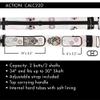 Action Calavera CALC22D 2x2 Stitch Hard Pool Cue Case view 3