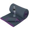 Heathyoga Hot Yoga Towel Non Slip, Microfiber Non Slip Yoga Mat Towel, Exclusive Corner Pockets Design, Dual-Grip, Sweat Absorbent, Perfect for Hot Yoga, Bikram, Pilates and Yoga Mats view 1