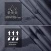 Heathyoga Hot Yoga Towel Non Slip, Microfiber Non Slip Yoga Mat Towel, Exclusive Corner Pockets Design, Dual-Grip, Sweat Absorbent, Perfect for Hot Yoga, Bikram, Pilates and Yoga Mats view 3