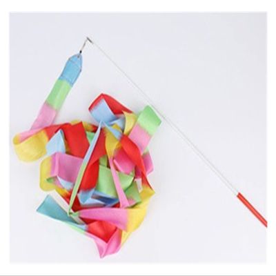 ZZSRJ 2M 4M 6M Color Fitness Ribbons Dance Ribbons Rhythmic Gymnastics Ballet Streamers (Color : 5, Size : 6m)