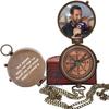 Picture Photo Compass, Personalized Engraved Compass, Wedding Gift, Friendship Gift, Groomsmen Gift, Gifts for Him (Photo Compass) view 1