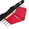 Riverruns S-Glass Fiberglass Fly Fishing Rods 4pc 66 LW3, 77 LW4, 81 LW5 Ultra Light Classic Medium Fast Action Fly Rods (Dark Red, 6'8'' LW5) view 1