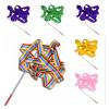 ZZSRJ 4M Colorful Fitness Ribbon Dance Ribbon Rhythm Rhythmic Gymnastics Ballet Streamer for Gym Workout (Color : Blue) view 3