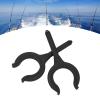 Fishing Rod Holder Bracket Marine Rubber Dinghy Accessories for Marine Row Boat Water Raft Kayak,2 Pcs Boat Oar Lock,Lifeboat, Water raft Boat, Yacht(), 2 Pcs Boat Oar Lock, Fishing Rod Holder view 3