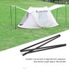 Adjust Tarp Poles Set, Tent Poles, 2M Telescoping Aluminum Rods Portable Lightweight Replacement Tent Poles for Camping Awning Backpacking Hiking Hammock Rain Fly view 2