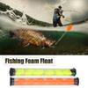 Fishing Foam Float,Fishing Bobbers, 6Pcs/Set Fly Fishing Buoy,Fishing Floats,Bobbers Spring Oval Stick Slip Floats with Indicator Fishing Tackle Fluorescein for Fly Fishing (Yellow), Fishing Bob view 3