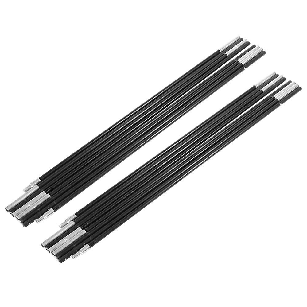 4 48M Fiberglass Camping Tent Pole Bars, Camping Tent Tarp Poles, Tent Pole Repair Kit Splint Support Kit for Canopy Awning Shelter Backpacking Hiking, Camping Tent Tarp Poles, 4 48M Fiberglass Camp