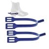 Horse Riding Spur Rider Metal Blunt Rounded End Spurs Stainless Steel NEW (Blue) view 1