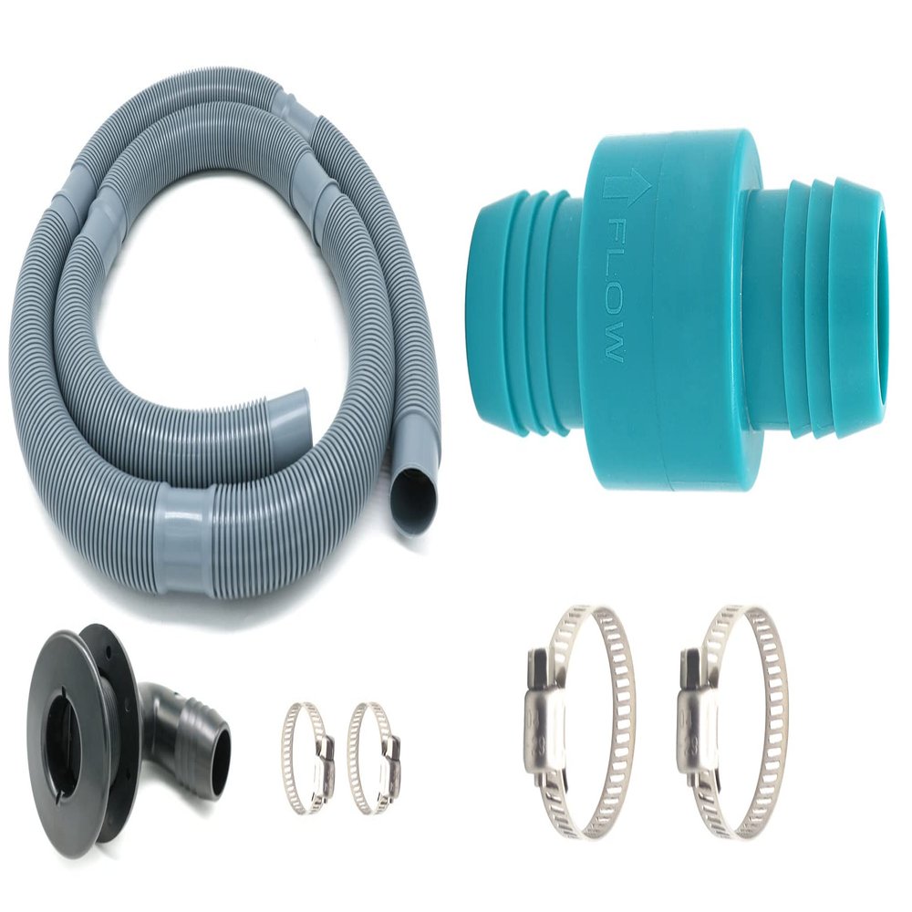 Marine Bilge Pump Hose 1-1/8 Inch and Check Valve