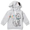 Disney Classics Patch Infant Baby Boys or Girls Fleece Pullover Hoodie Cuddly Bodysuit Pants Gray/White 12 Months view 2